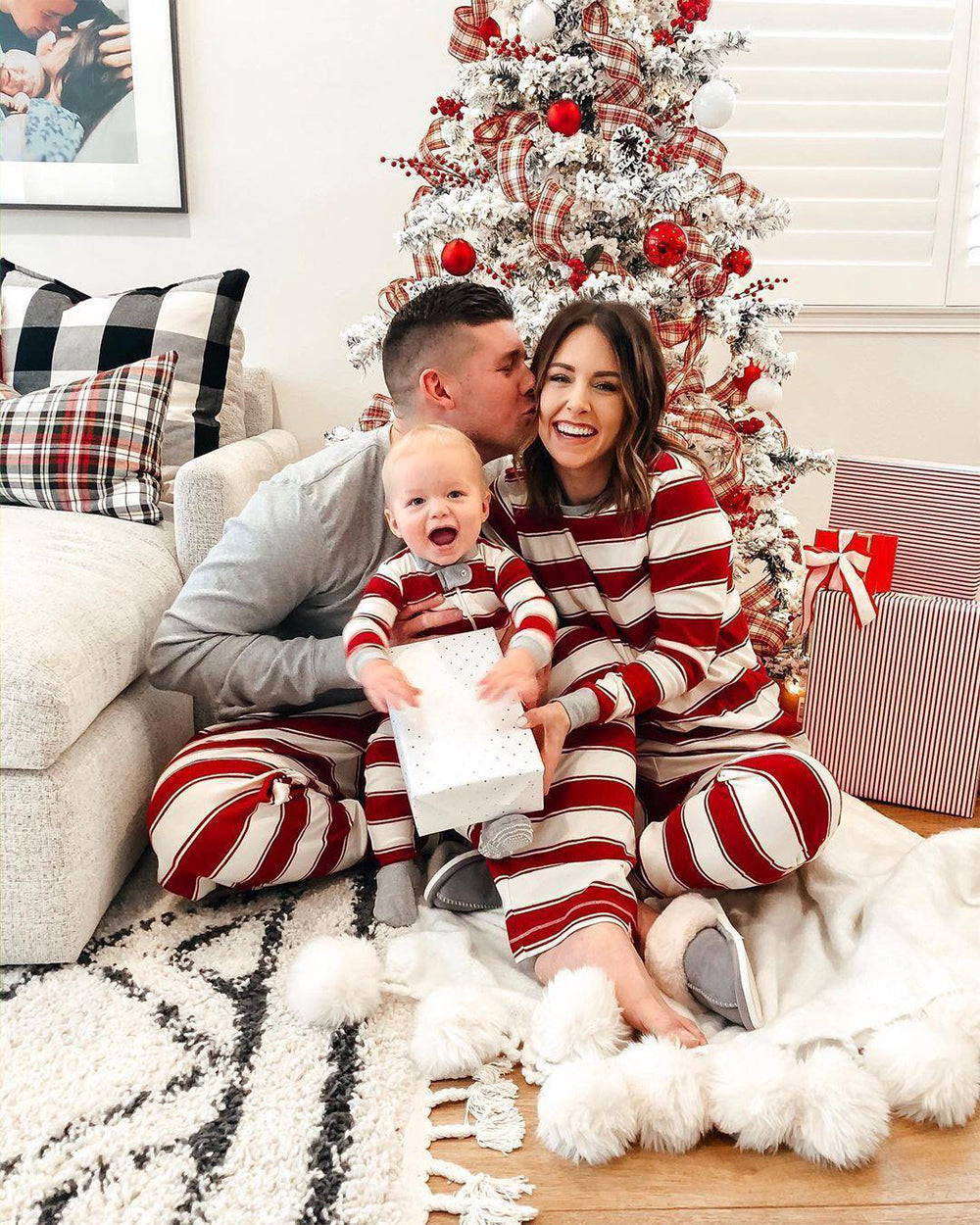 π Early Christmas Pre-Sale - 50% Off - Christmas Red Striped Family Pajamas
