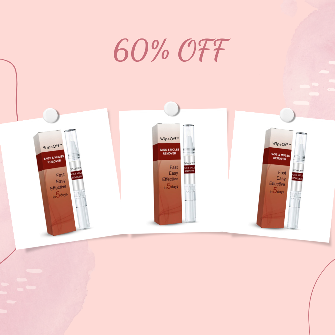 đ„Promotion 65% OFFđ„WipeOff recommends Tags & Moles Remover