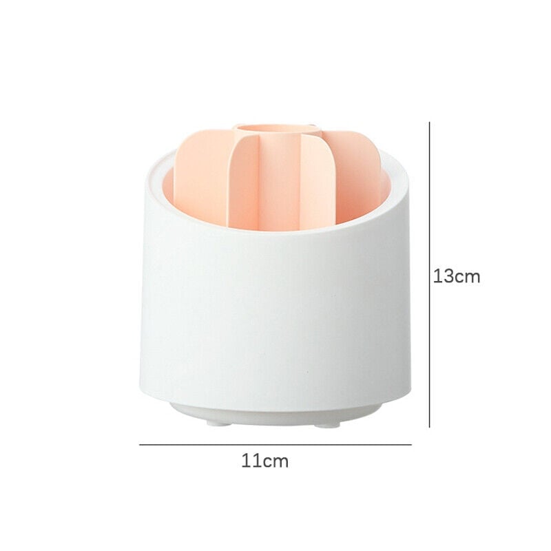 360 Rotating Makeup Brush Storage Bucket