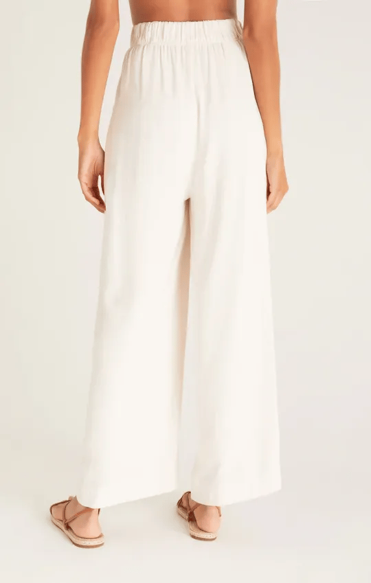 Women's elastic high waist casual wide leg pants (Buy 2 Free Shipping)