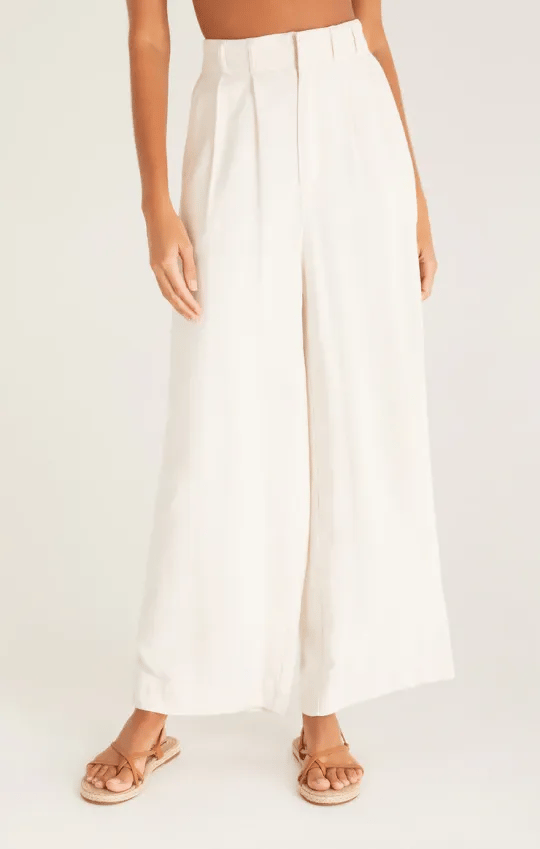 Women's elastic high waist casual wide leg pants (Buy 2 Free Shipping)