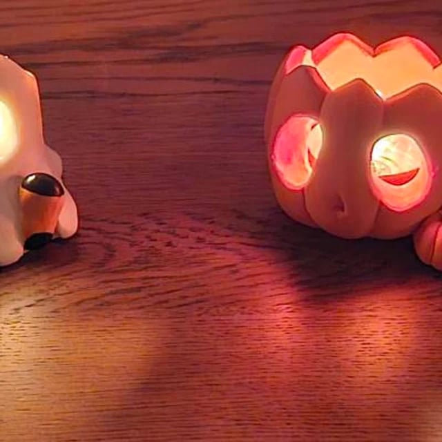 🎃Skull, Pumpkin & Ghost Candle Holder