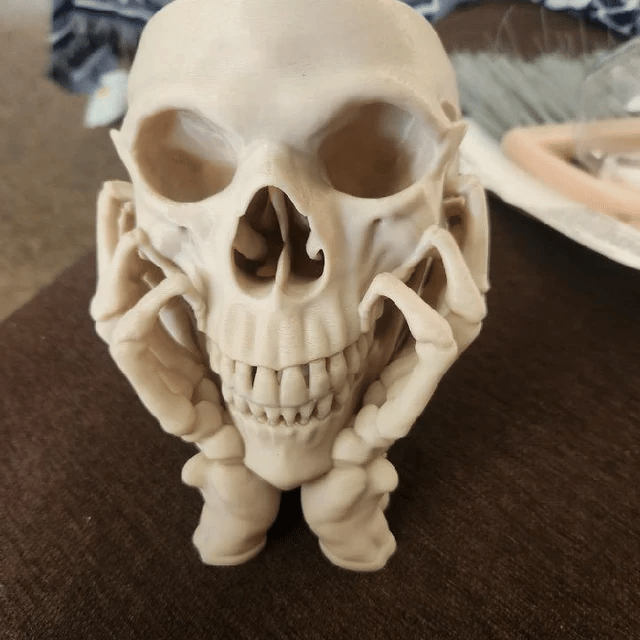Happy Skull Horror Planter - Unique Plant Pot, Witchy/Goth Decor Bedroom & Home