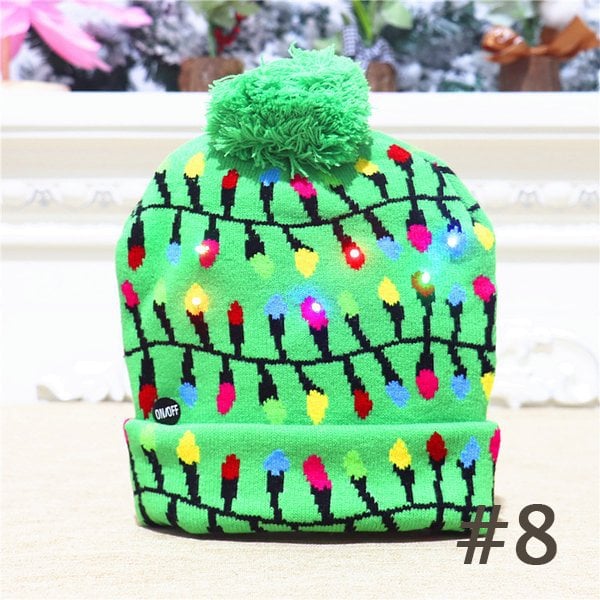 🎄 Early Christmas Sale 49% OFF🎄Christmas Theme LED Beanies - Buy 3 Free Shipping