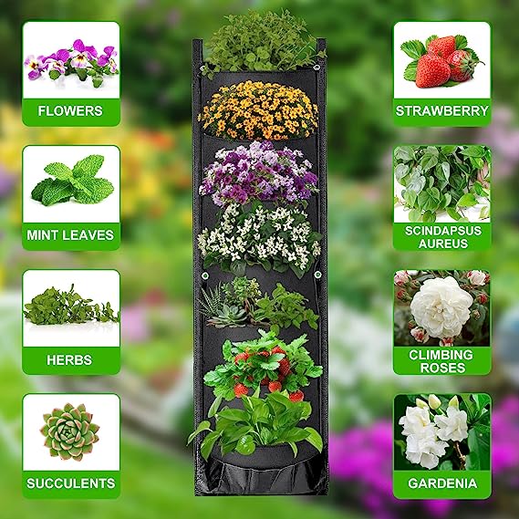 7 Pockets Hanging Vertical Planter-BUY 3 GET FREE SHIPPING