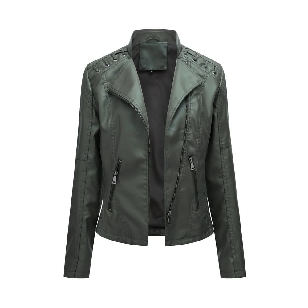 (š„HOT SALEš„) - Washed Leather Jacket