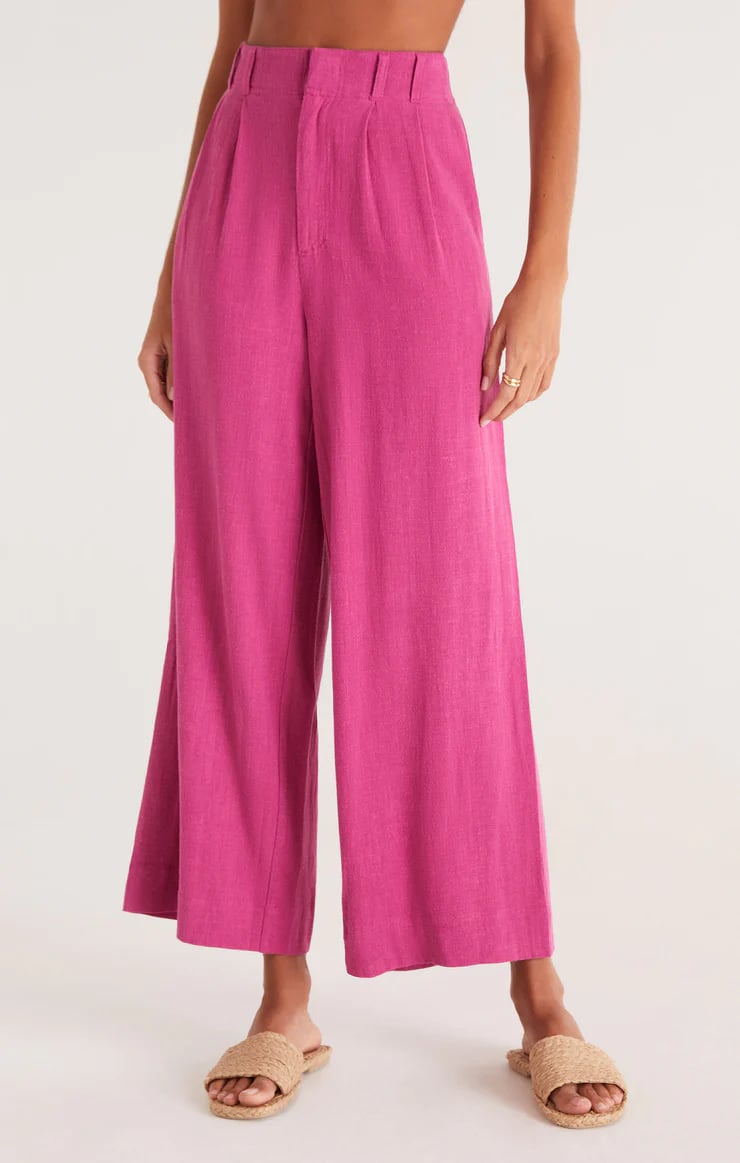 Women's elastic high waist casual wide leg pants (Buy 2 Free Shipping)