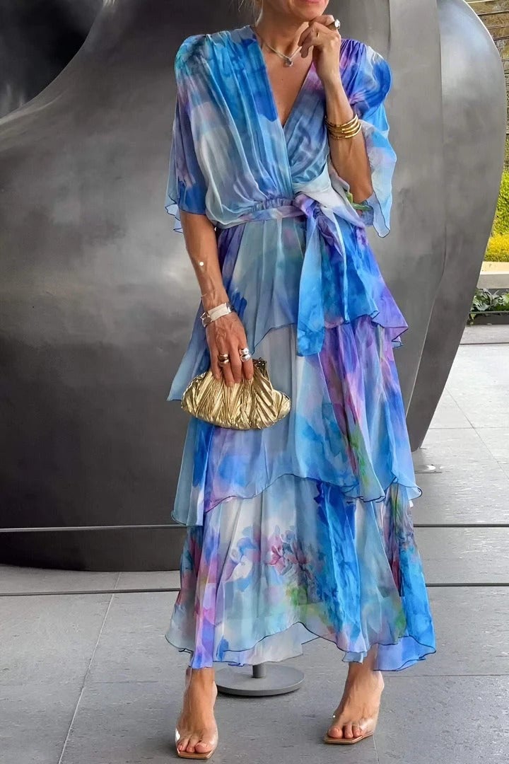 ELEGANT CHIFFON DRESS!