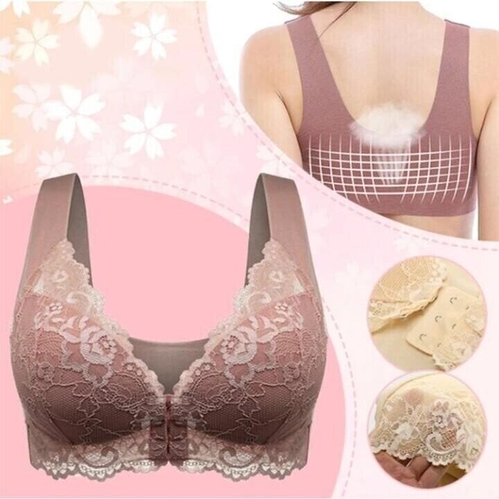 š„LAST DAY BUY 1 GET 2 FREEš²- 3PCS*Front Closure 5D Beauty Back Sports Comfy Bra