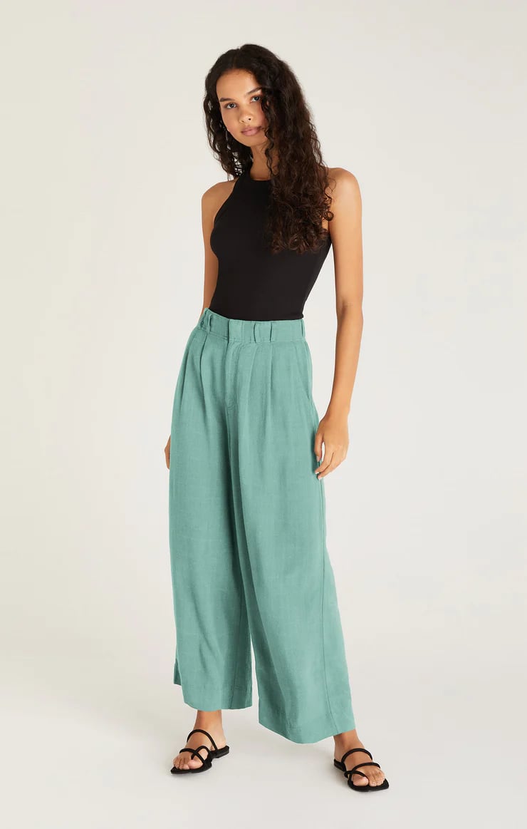 Women's elastic high waist casual wide leg pants (Buy 2 Free Shipping)