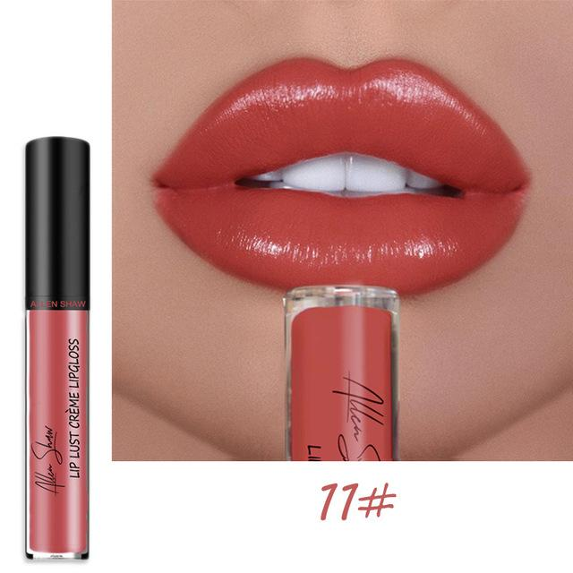 ourhomemarketTM-12 COLOR WATERPROOF LONG LASTING MOIST LIP GLOSS PLUMPER LIQUID LIPSTICK