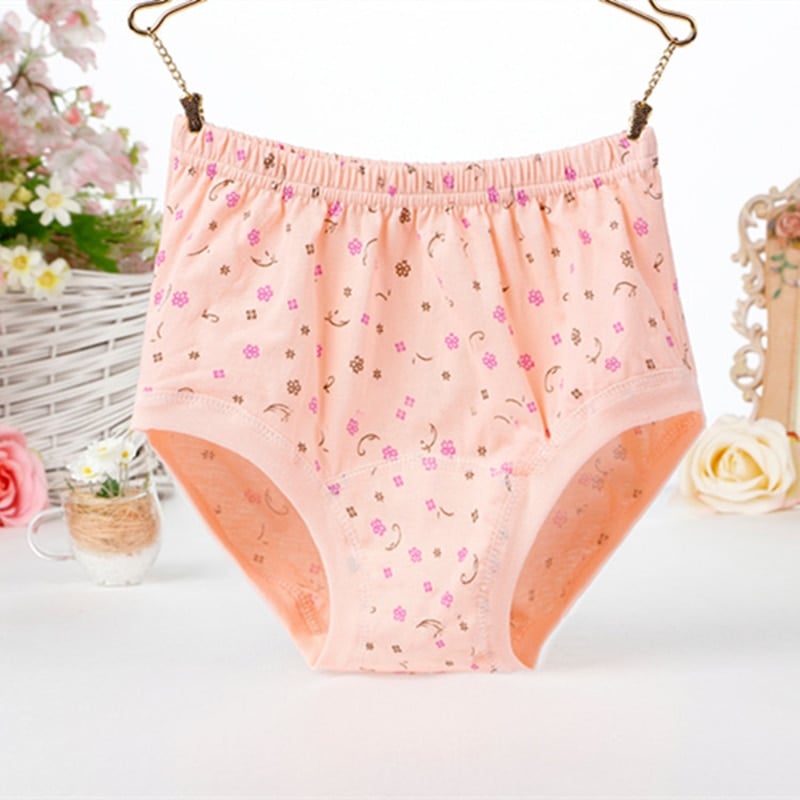 High-Waist Ladies Cotton Panties Plus Sizes💥5pcs Only $24.98 Today🔥