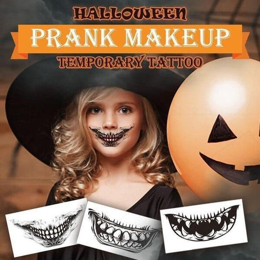 -Halloween prank makeup temporary tattoo