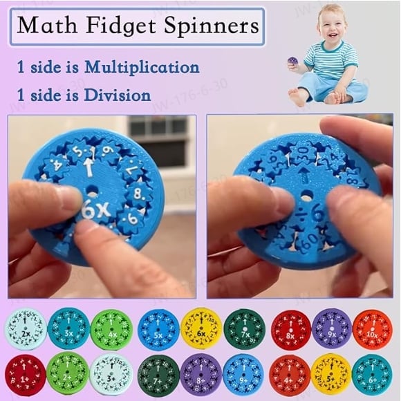 💥Last Day 49% OFF 💕2024 New Math Fidget Spinners