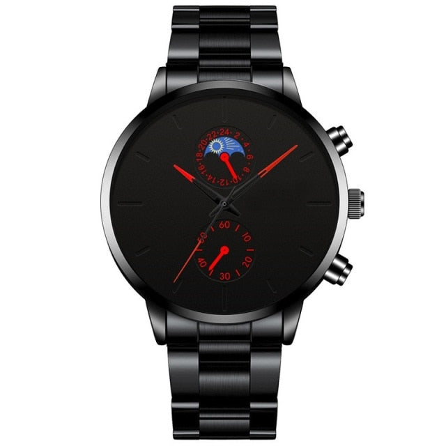 Luxury Stainless Steel Dial Quartz Wristwatches main image 0