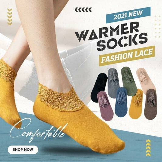 🔥(BUY 1 GET 1 FREE)🔥2022 New Fashion Lace Warmer Socks