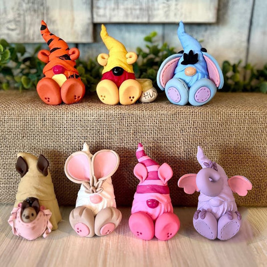 Animal Gnome Resin Sculptures