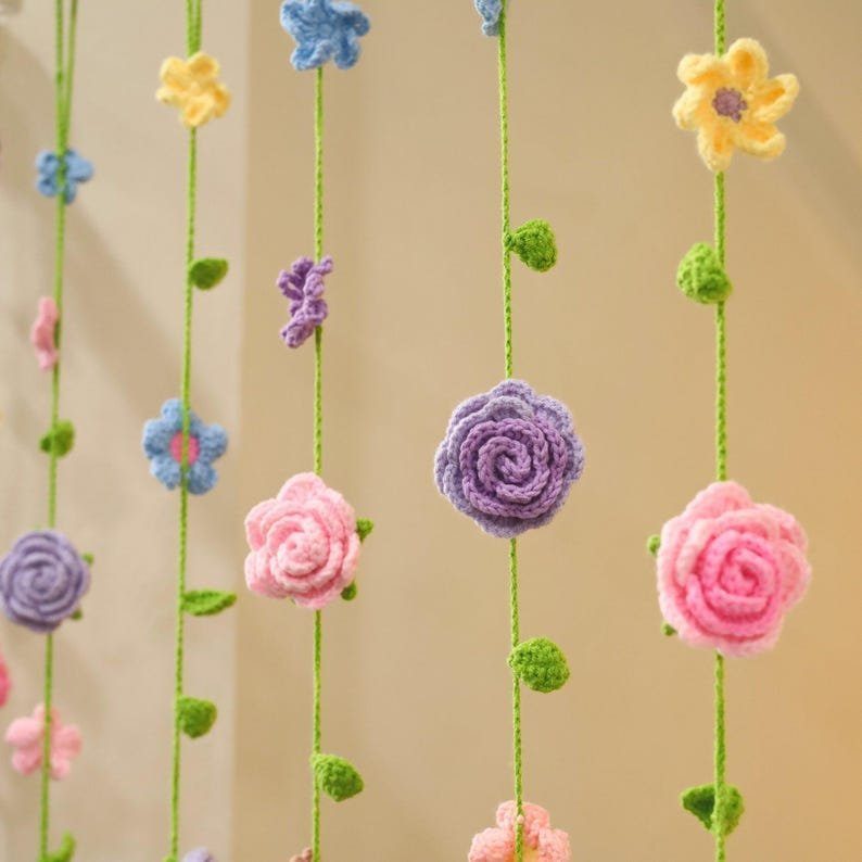 Flower Wind Chime Curtain