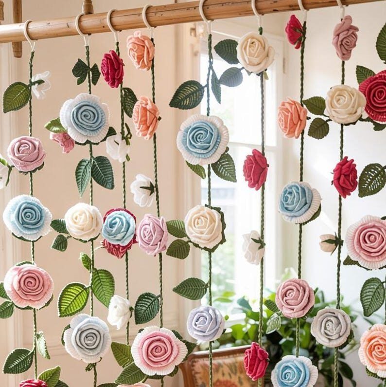 Flower Wind Chime Curtain