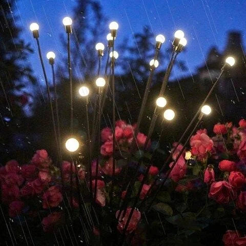 (garden-upgrade)Starburst Swaying Solar Garden Lights