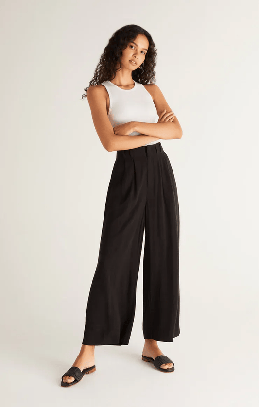 Women's elastic high waist casual wide leg pants (Buy 2 Free Shipping)