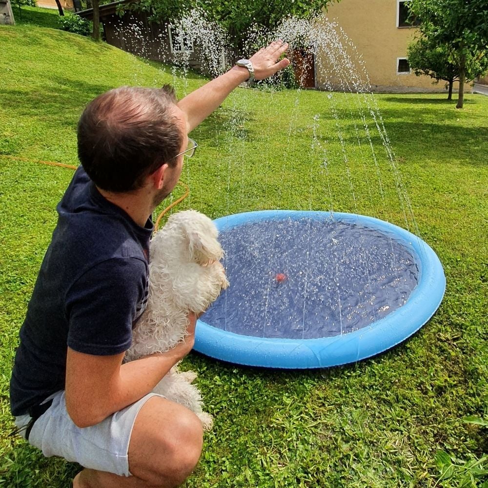 Non-Slip Splash Pad for Kids and Dog