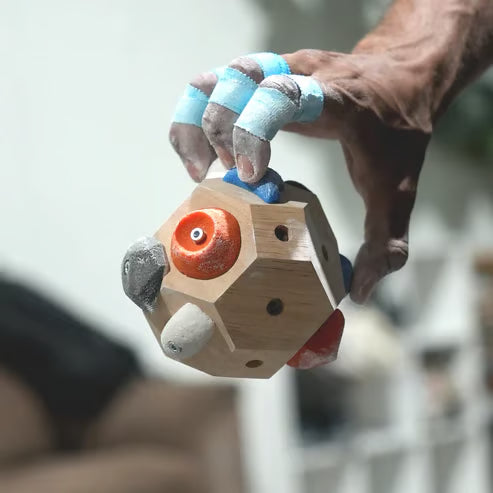 🧗‍♀️Handcrafted Boulder Block - Build Strength and Precision