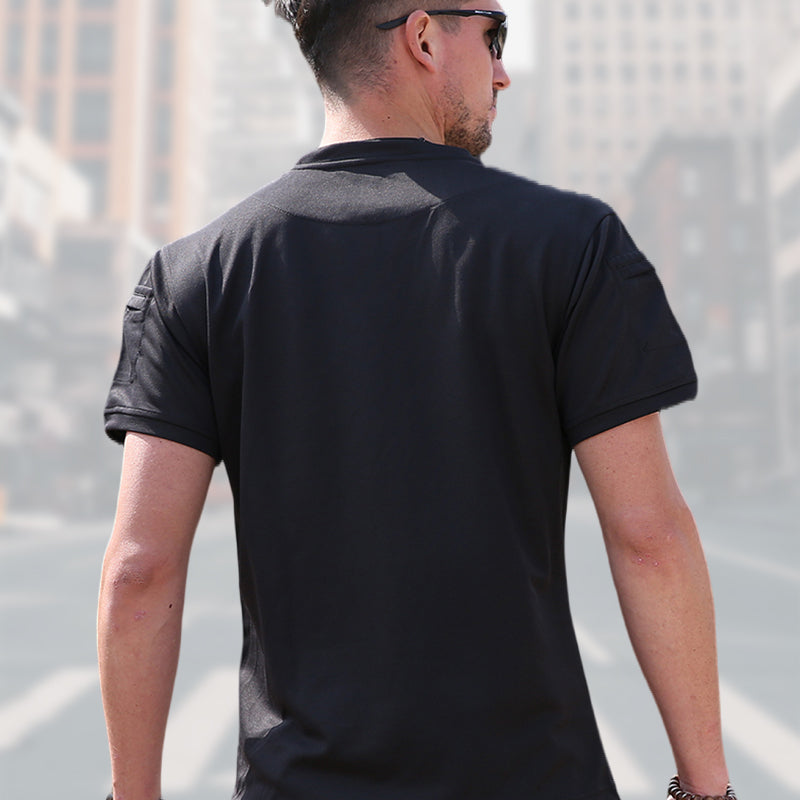 Elastic and quick-dry tactical T-shirt