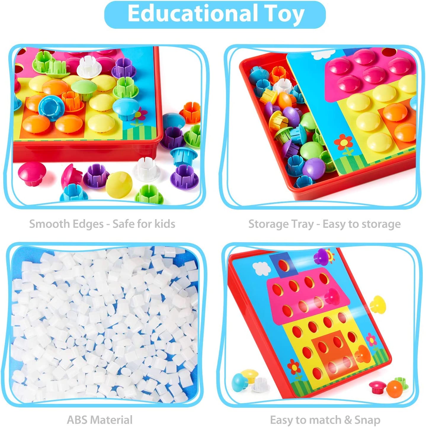 Button Art Toys for Toddlers