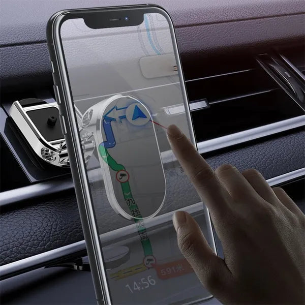 🔥 LAST DAY SALE 50% OFF 🔥 Alloy Folding Magnetic Car Phone Holder