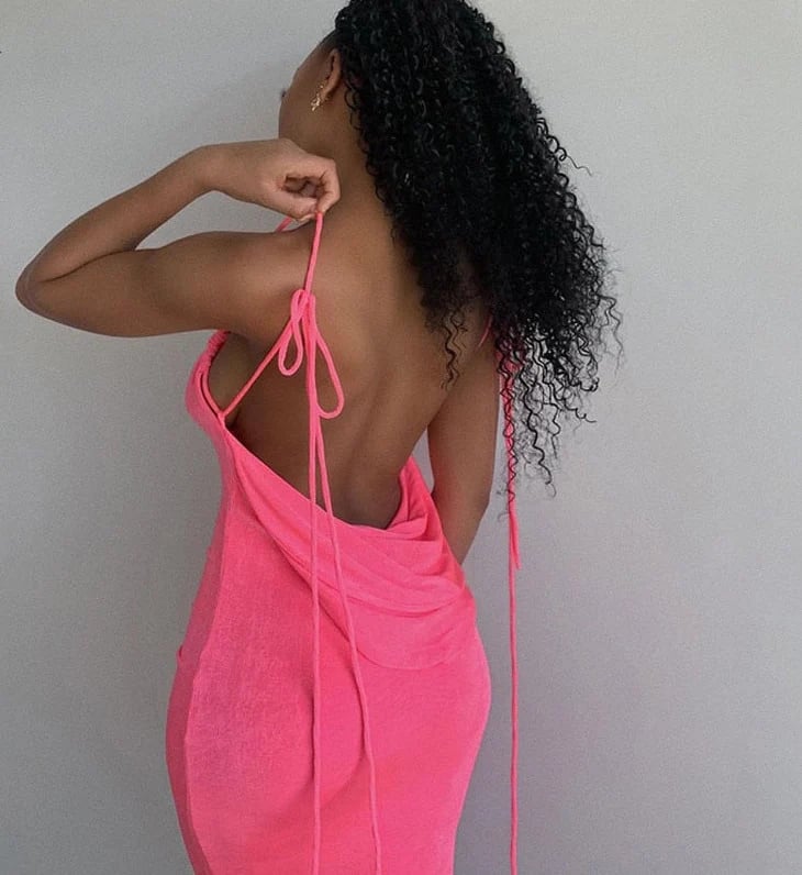 New Product Promotion 50% OFF 🌟 Serenity Backless Maxi Dress