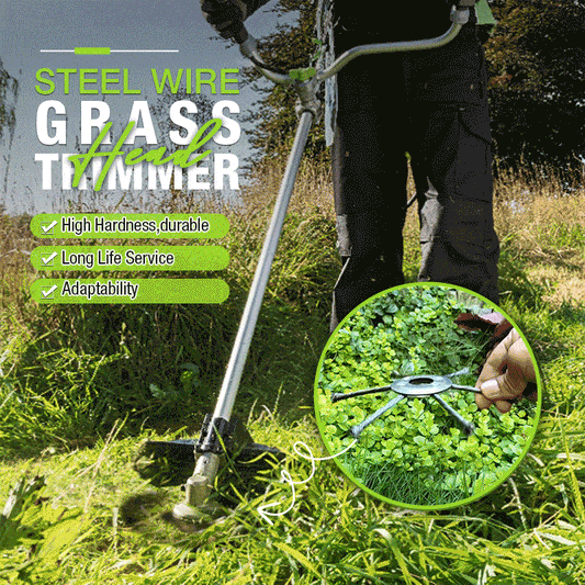 ourhomemarketTM- OFF🎁Steel Wire Grass Trimmer Head