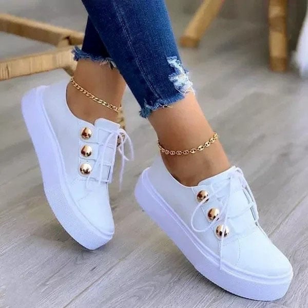 💓WOMEN'S SUPER COMFORTABLE LEATHER SHOES WITH A ROUND TOE - Buy two and get free shipping!