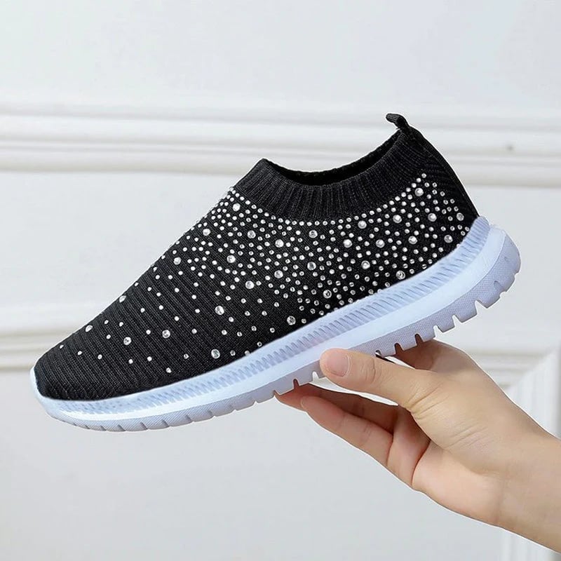 Diamond-studded Sneakers