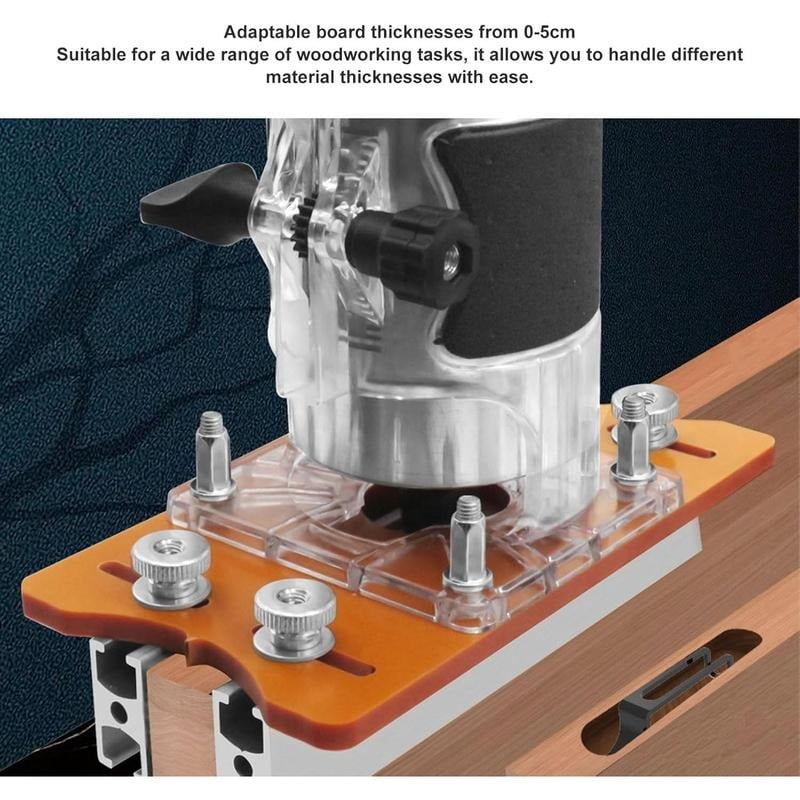 2 in 1 Invisible Fastening Nut Slotting Base