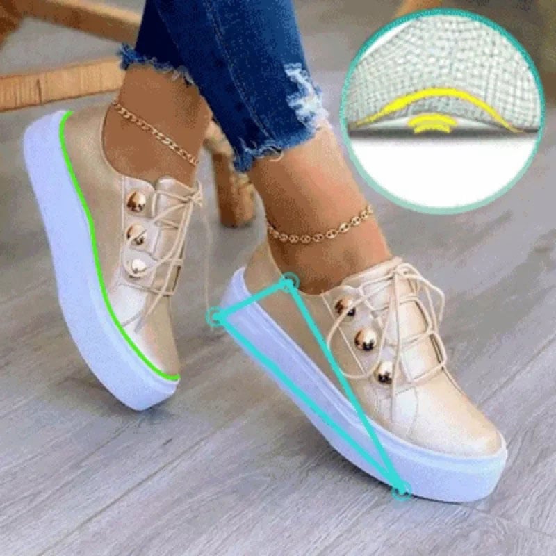 💓WOMEN'S SUPER COMFORTABLE LEATHER SHOES WITH A ROUND TOE - Buy two and get free shipping!