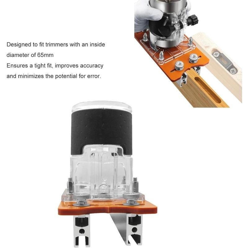 2 in 1 Invisible Fastening Nut Slotting Base