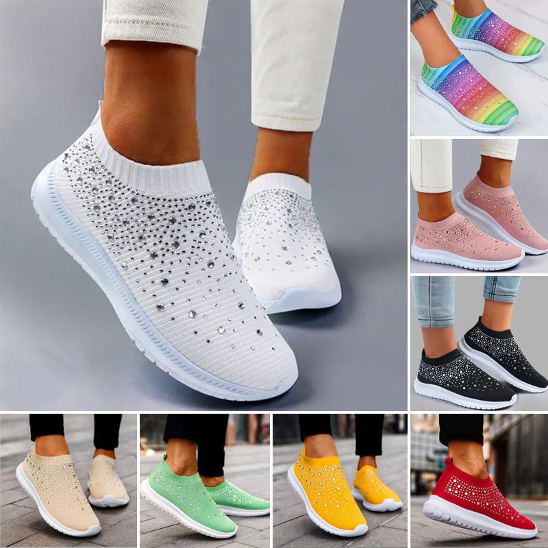 Diamond-studded Sneakers