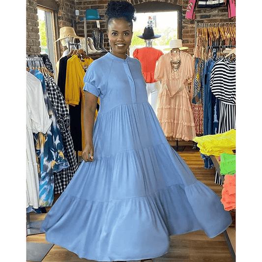🎁🔥Tiered Midi Dress-Buy 2 Free Shipping