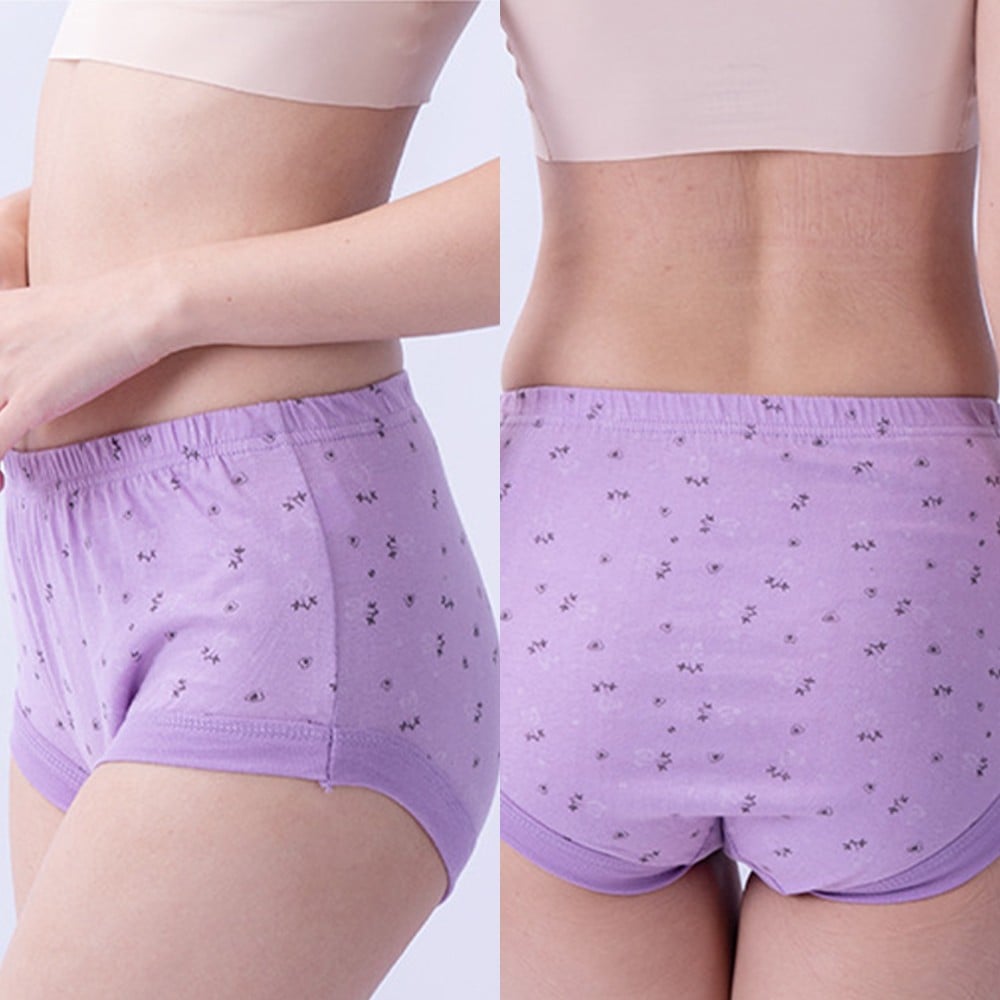 High-Waist Ladies Cotton Panties Plus Sizes💥5pcs Only $24.98 Today🔥