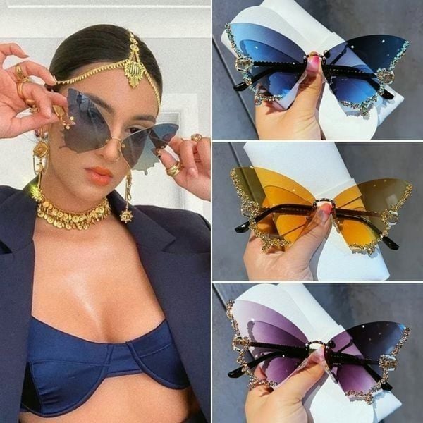 DIAMOND BUTTERFLY SUNGLASSES