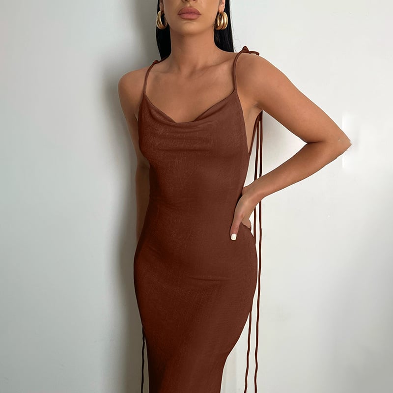 New Product Promotion 50% OFF 🌟 Serenity Backless Maxi Dress