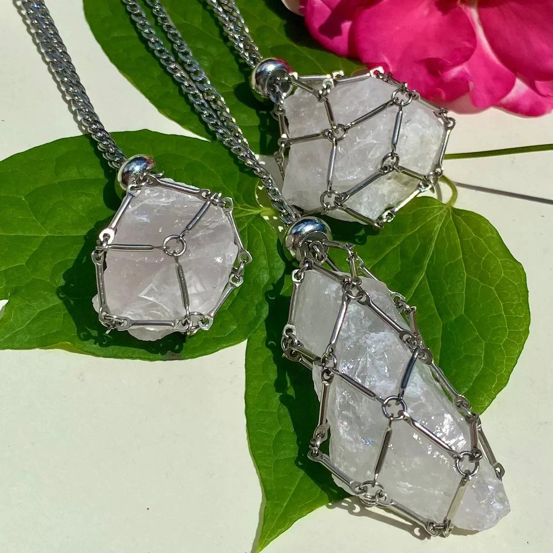 Final Day Sale: Get 70% Off on the 2024 Crystal Stone Holder Necklace!