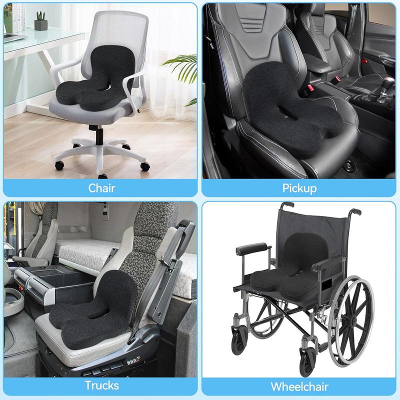 🔥Non-Slip Memory Foam Seat
