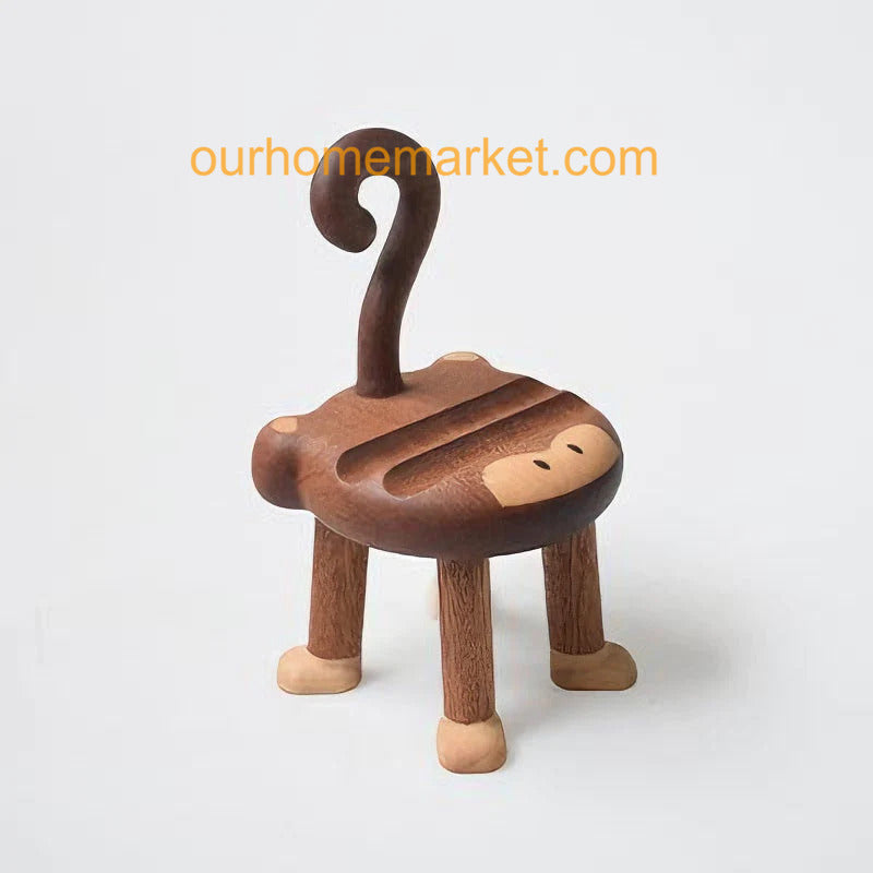 Animal Cell Phone Stand Wooden