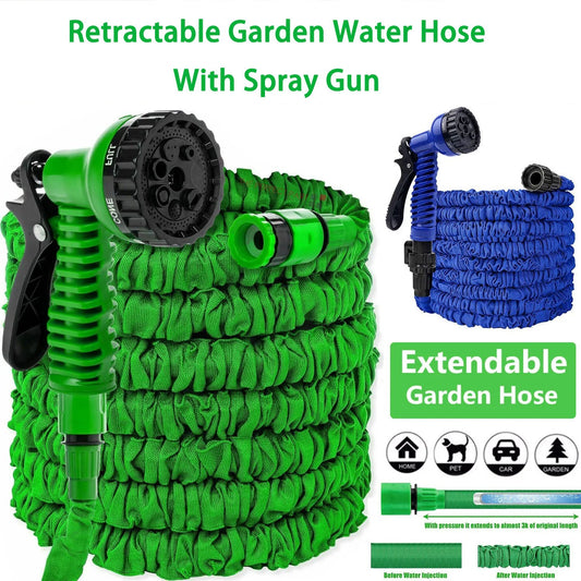 🌳Retractable Garden Water Hose With Spray Gun💦