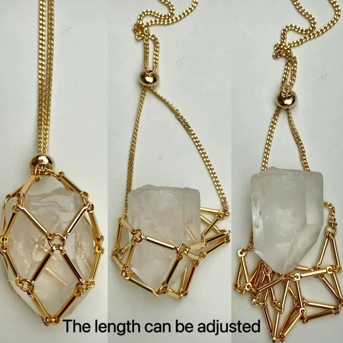 Final Day Sale: Get 70% Off on the 2024 Crystal Stone Holder Necklace!