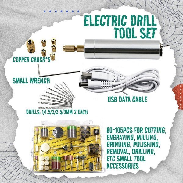 Practical multifunctional DIY drilling power tool