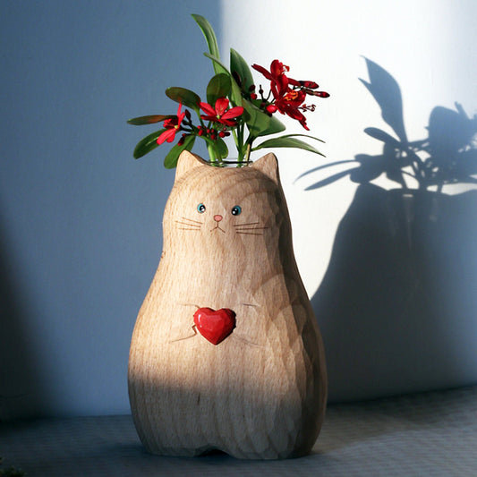 🔥Handmade Cat Vase🐱-