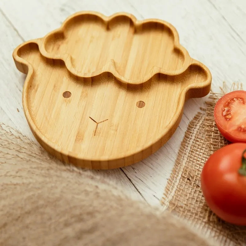 Children's Bamboo Dishes Plate